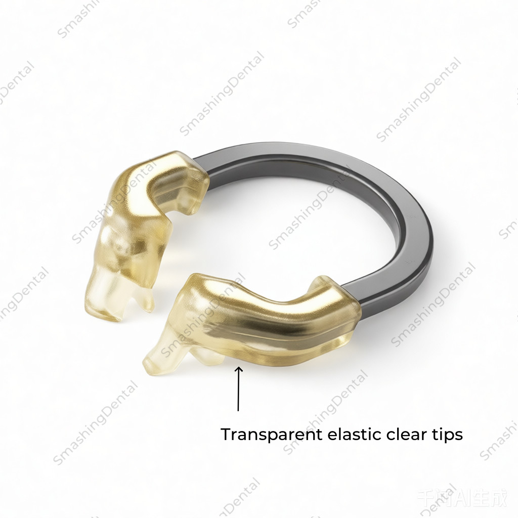 Dental NITI Transparent Matrix Clip Ring Sectional Matrix Clamp Elastic Clear US