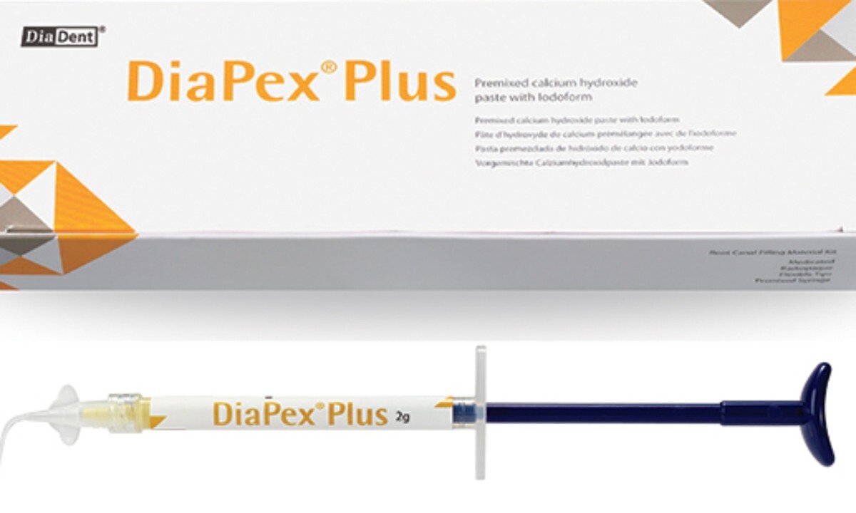 10 Pack of DiaDent Diapex Plus Pemixed Calcium Hydroxide Paste With Iodoform