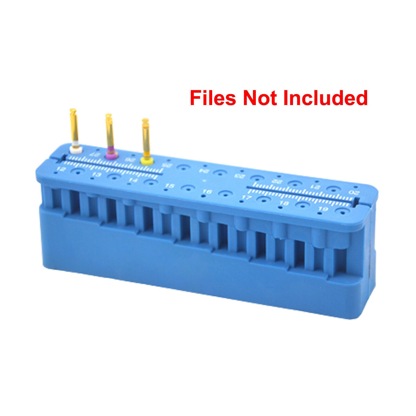 Dental Plastic Autoclavable Endo Block Ruler Accessory Measuring Block Holder