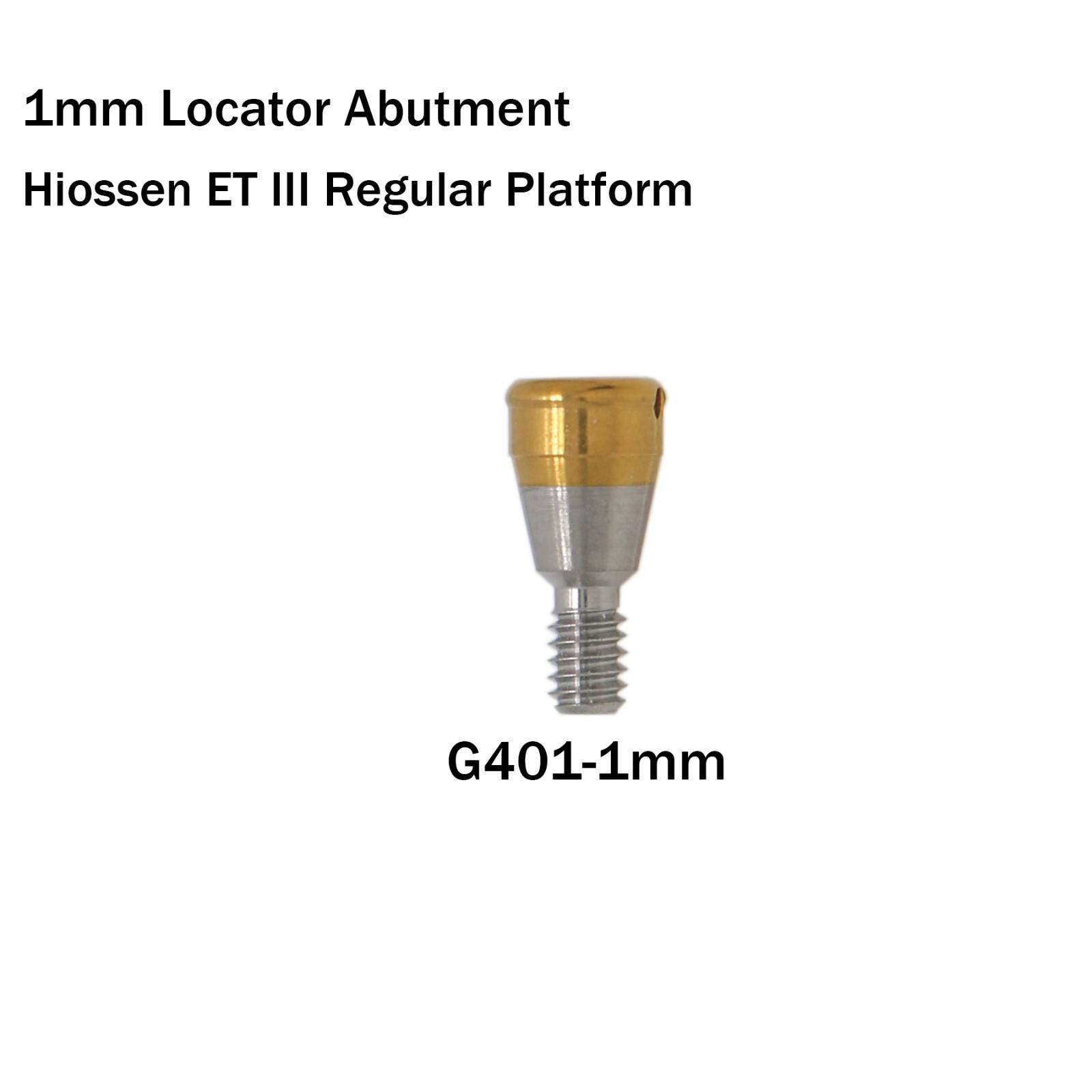 Dental Locat0r Attachments Abutment fits HIOSSEN Oss ET II/III SA Fixture M/R