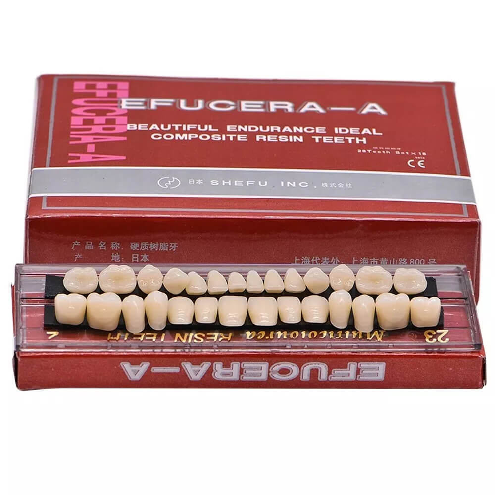 15Sets Dental Acrylic Resin Denture 23 A2 Shade False Teeth Full Set Upper Lower