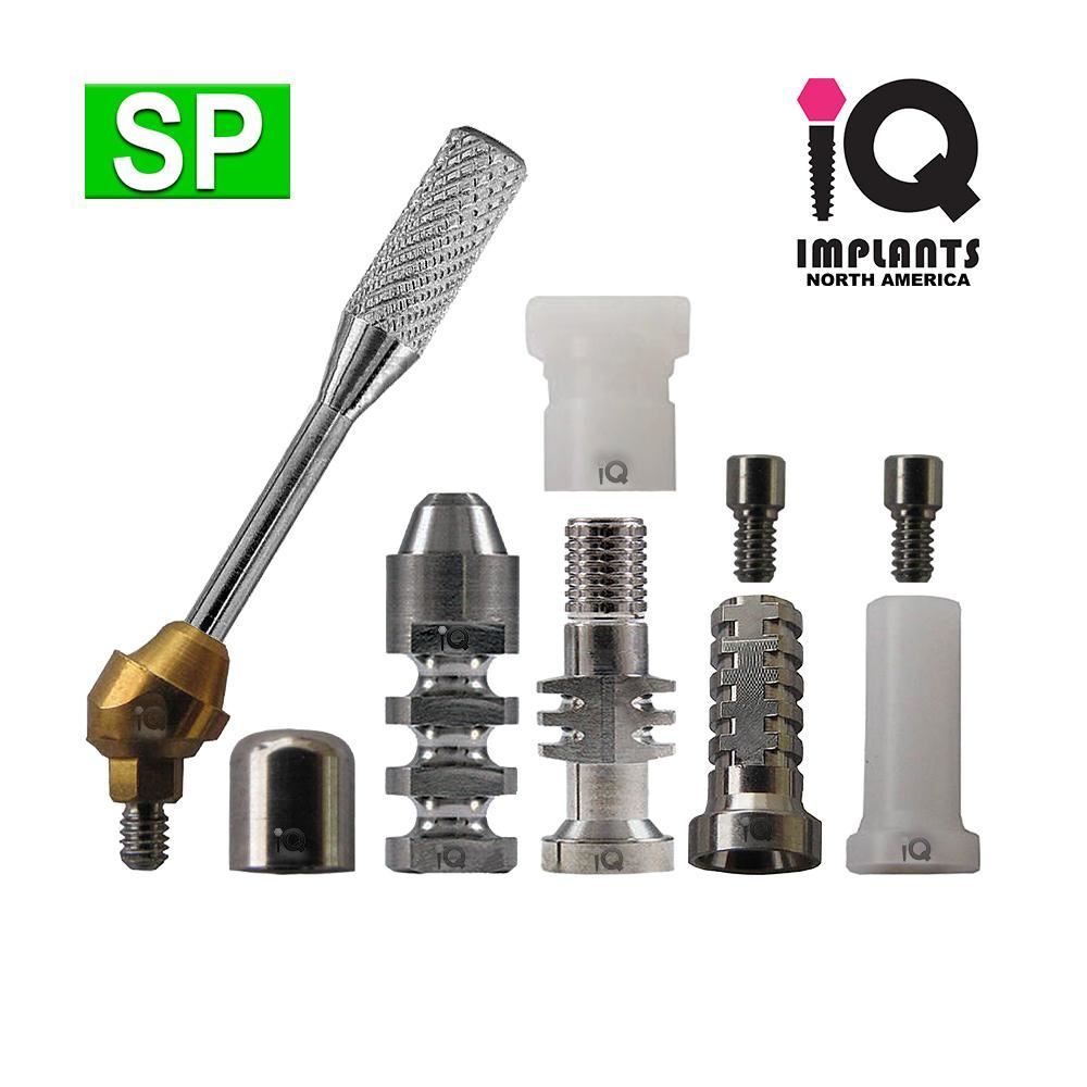 IQ USA Solid Multiunit 30º Angled, 11pcs Premium Kit, 3.5-3.75mm Int Hex Platfor