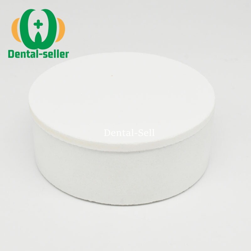 Dental Lab Zirconia Sintering Tray Crucible Plate 90x35mm With Cover White 1 kit