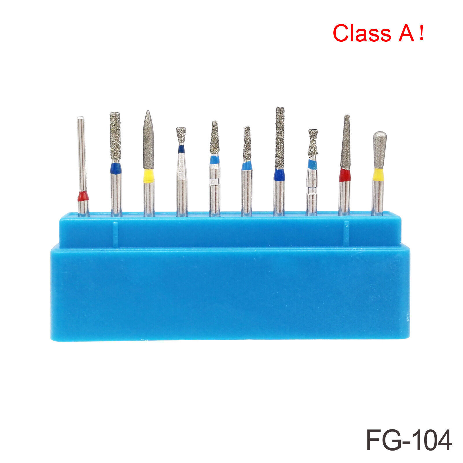 Dental Diamond Burs Drills FG Kit High Speed Handpiece 17 Types for Choice