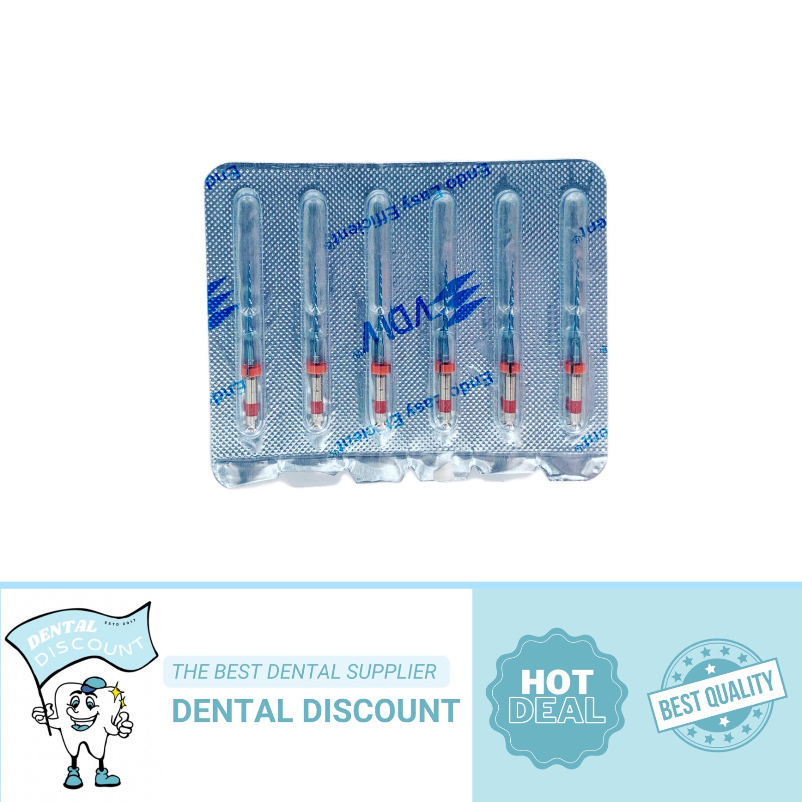 VDW RECIPROC Blue NiTi Root Canal Files 21mm R25 6pcs PROMOTION!!!!!