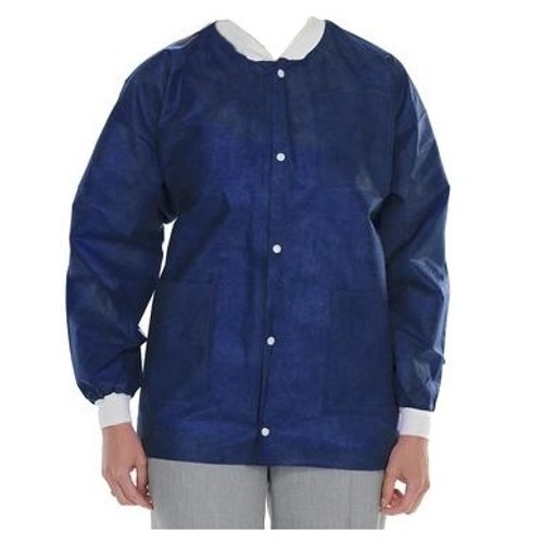 ValuMax 3630TBXL ExtraSafe Lab Jackets True Blue Extra Large 10/Pk