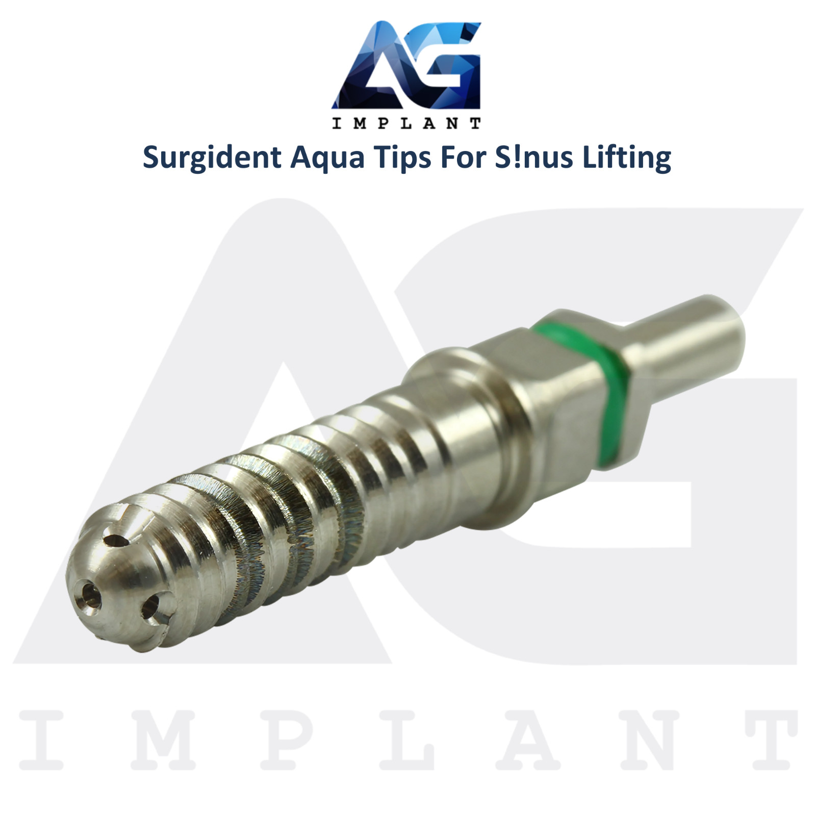 Aqua Tips Crestal S!nus Lifting Reusable Stainless Steel 5 Holes Dental Lab