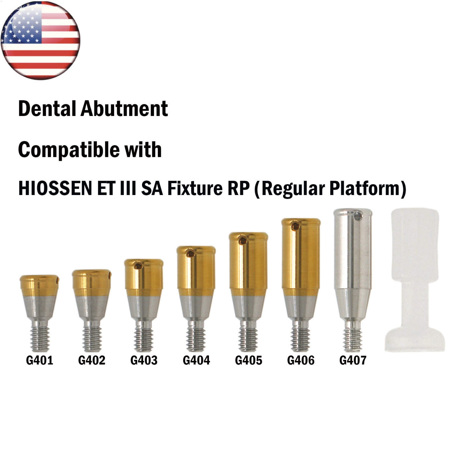 US Dental Locator Abutment For Hiossen Osstem/Nobel Active Biocare CC/Zimmer/MIS