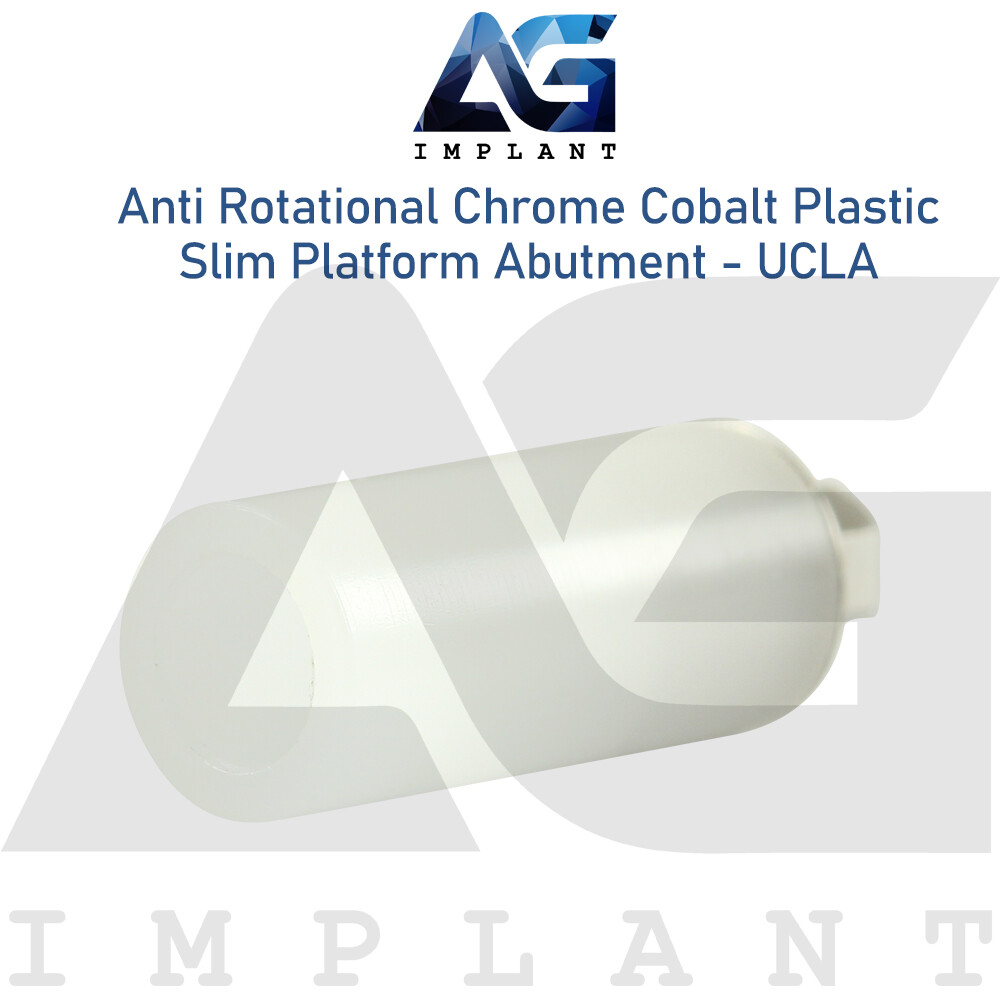 Anti Rotational Chrome Cobalt Base Plastic Slim Abutment UCLA Int Hex 2.0