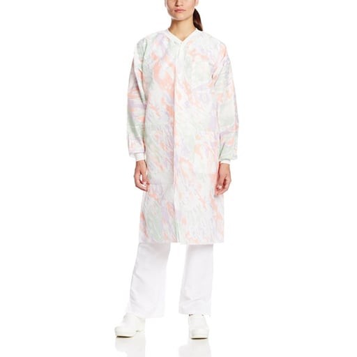 ValuMax 3660PGOL ExtraSafe Lab Coats Multi-Color Knee Length Large 10/Pk