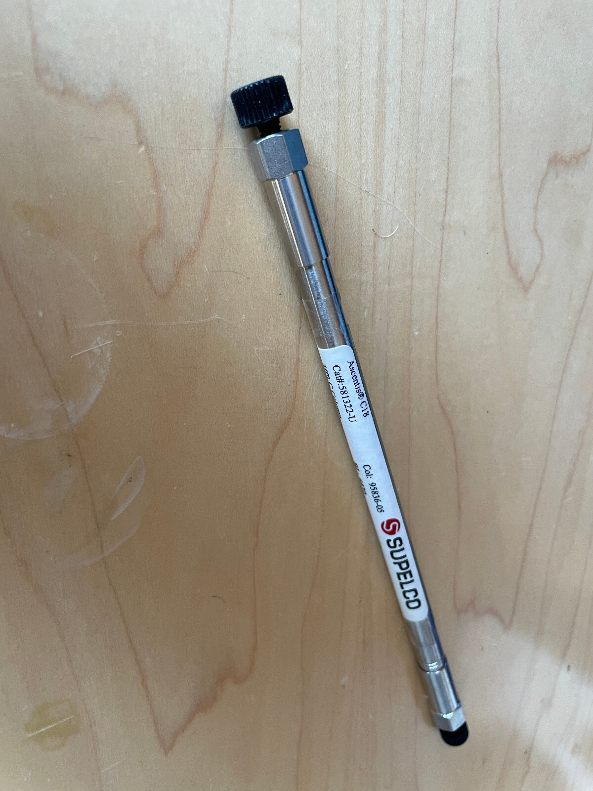 used HPLC column Supelco Ascentis C18, 3 µm, 150 x 4.6 mm 581322-U
