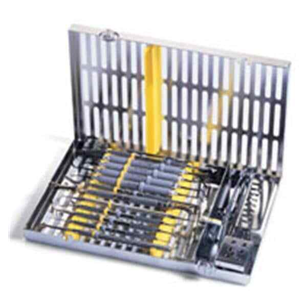 HU-FRIEDY DENTAL CASSETTE IMS 12 INSTRUMENTS YELLOW IM8125