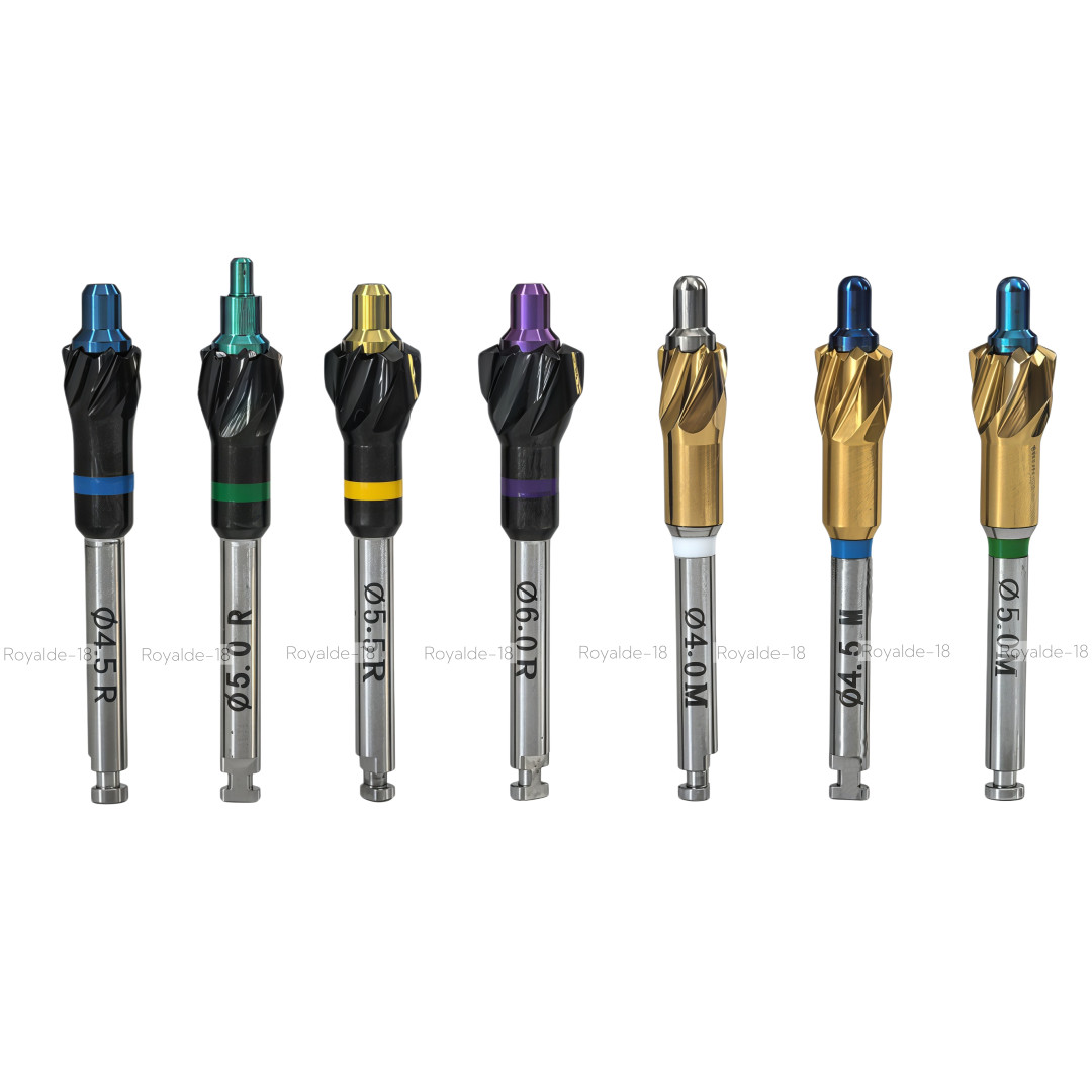 New Dental Profiler Grinding Bur Instrument Bur Peanut Drill ∅4.5 7pcs/kit