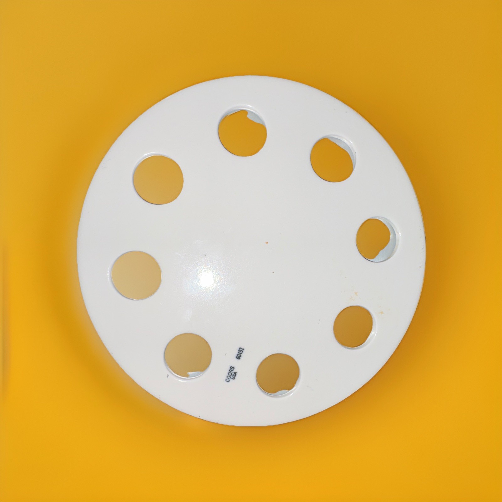 High Quality Glazed Porcelain Desiccator Discs 3pc set Biological Lab