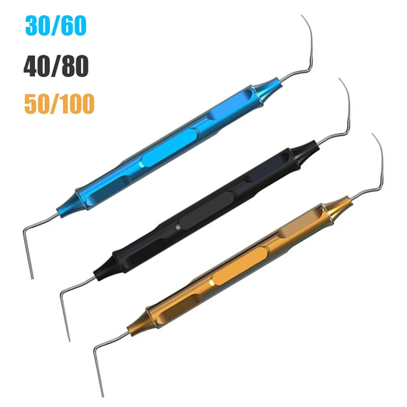 Dental Endo Hand Plugger NiTi/Stainless Steel Tip Teeth Root Canal Filling Tools