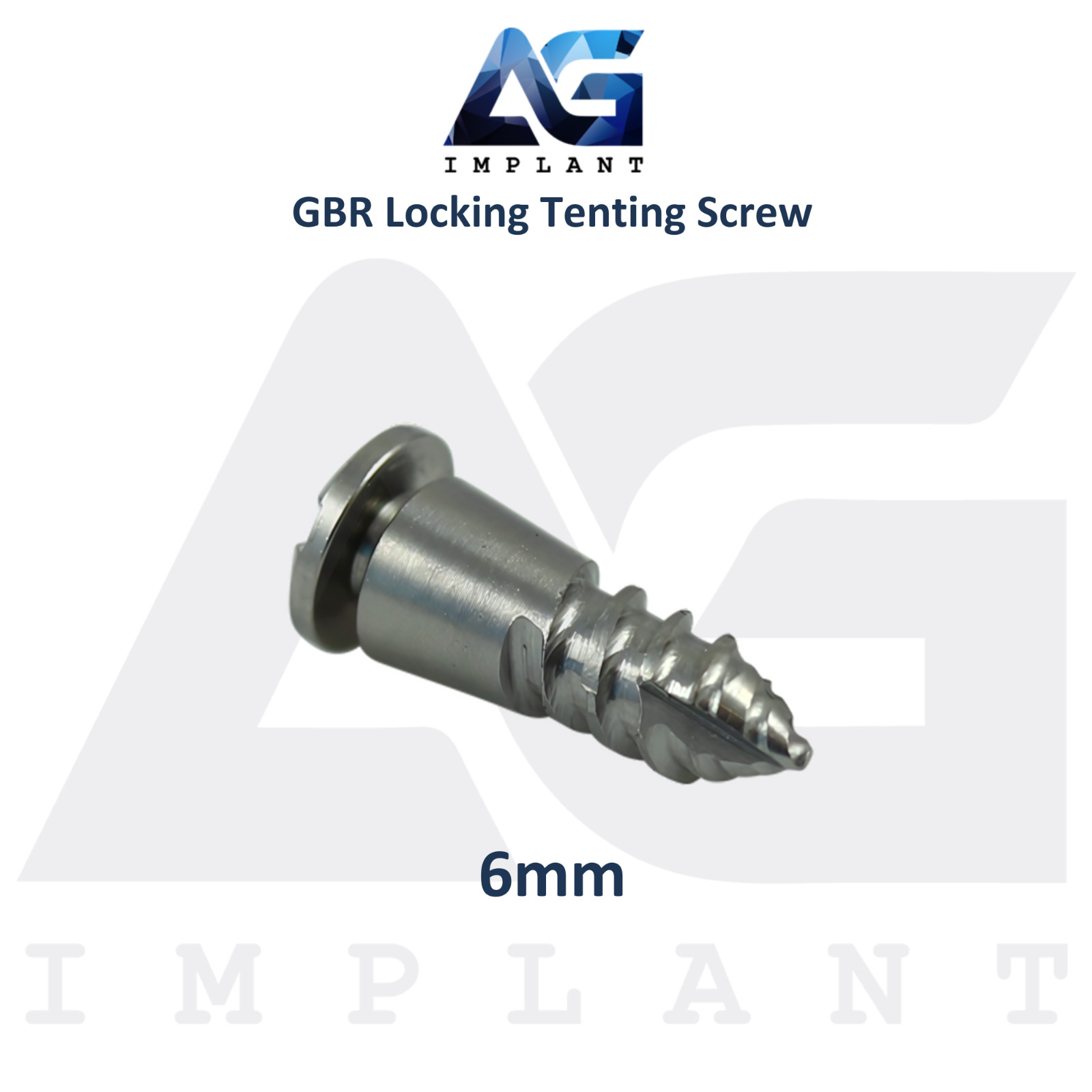 5 Dental Locking Tenting Screw Ø2.5mm GBR Membrane Titanium Fixation Sterile