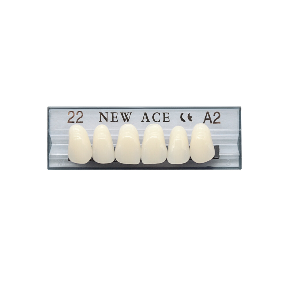 168pc Acrylic Resin Denture Full Set Teeth Upper Lower Shade Tooth Dental 22# A2