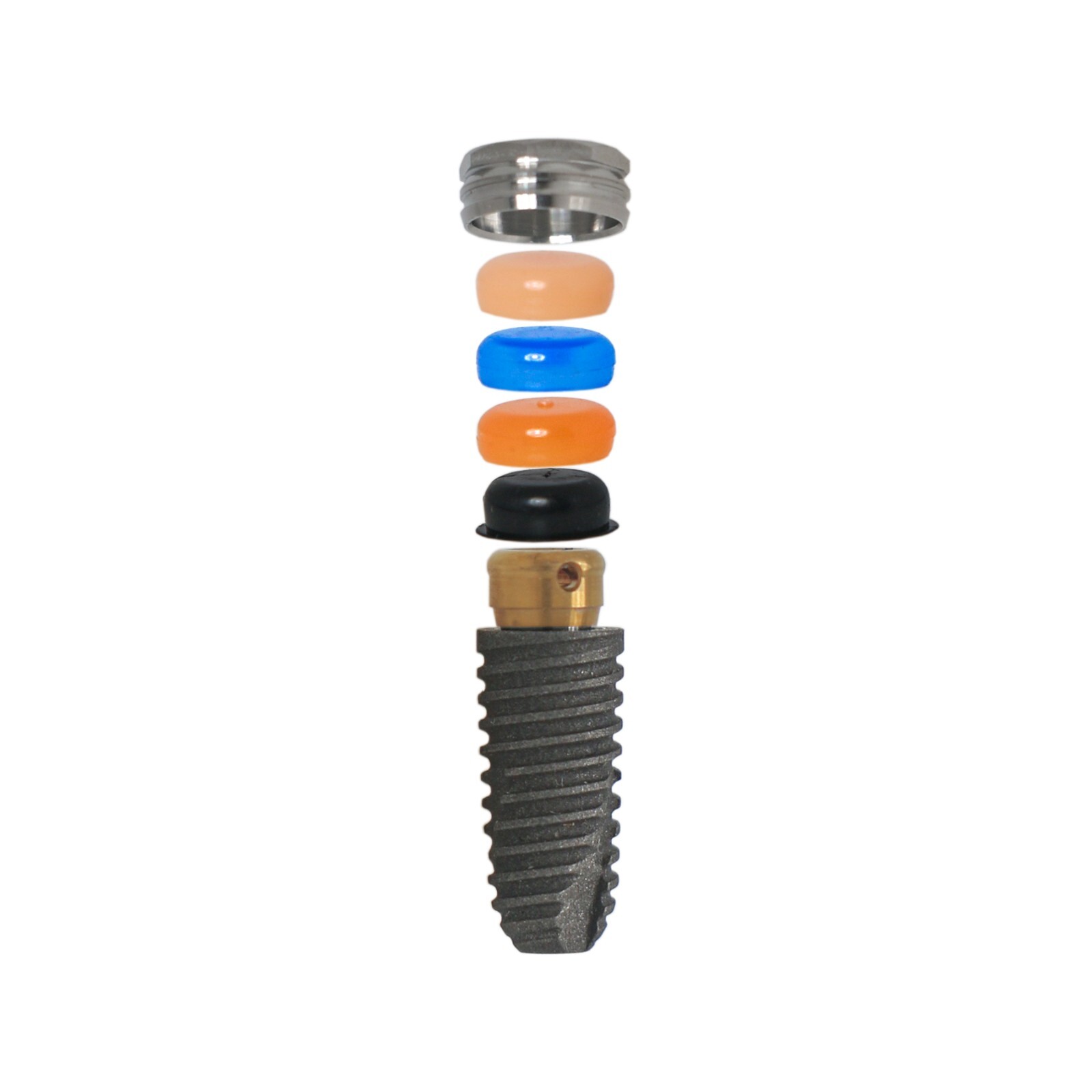 US Dental Locator Overdenture Abutment Male Cap fit Osstem Zimmer Screw-Vent