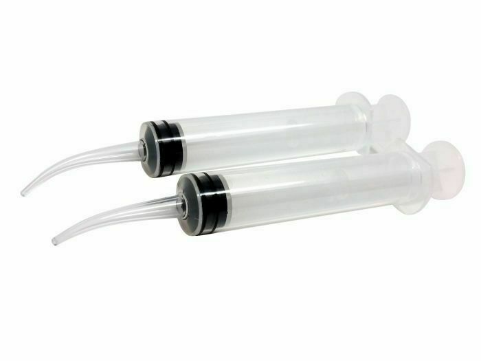 50 Pcs Monoject Style 412 Curved Tip Utility Irrigation Syringes 12ml (12cc)