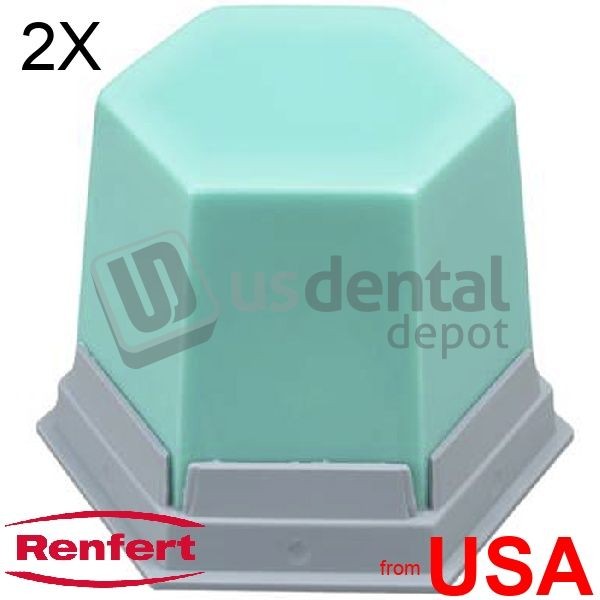 2X LOT of RENFERT – Geo Classic Opaque-MinT – 75G- #497-0300 #4970 023-497-0300