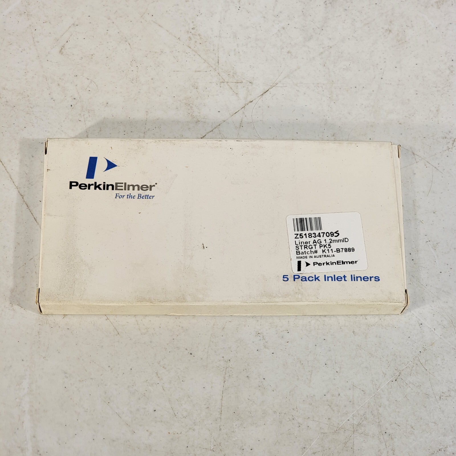 PerkinElmer 5-Pack Inlet Liners AG 1.2mm ID STRGT Z51834709S