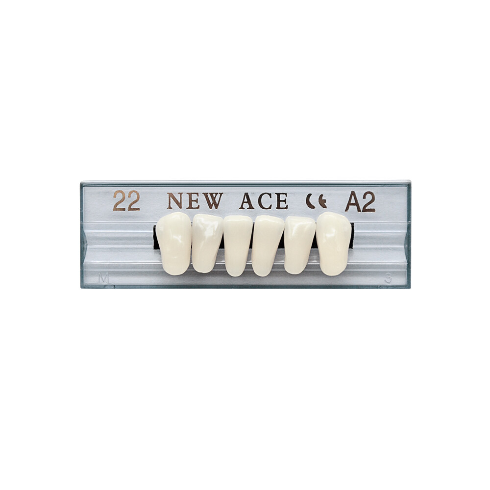 168pc Acrylic Resin Denture Full Set Teeth Upper Lower Shade Tooth Dental 22# A2