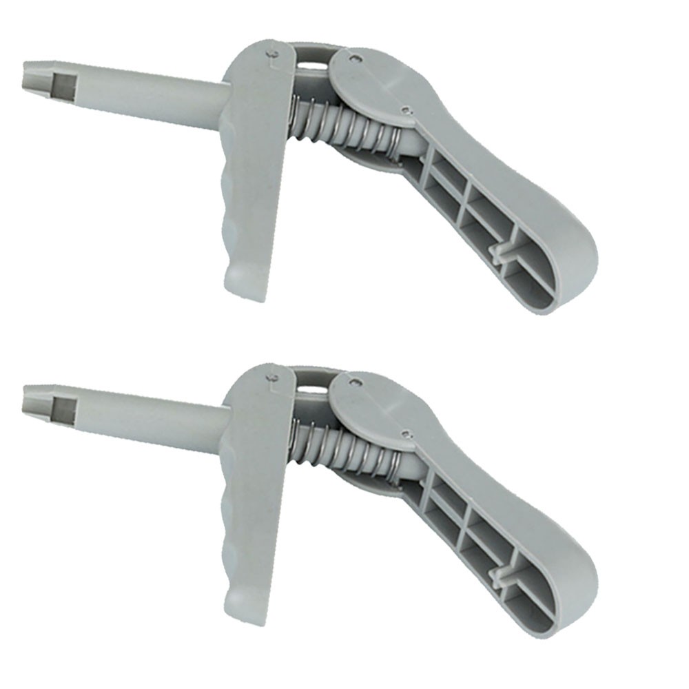2PCS Grey Dental Composite Gun Dispenser For Unidose Denshine Autoclavable NEW