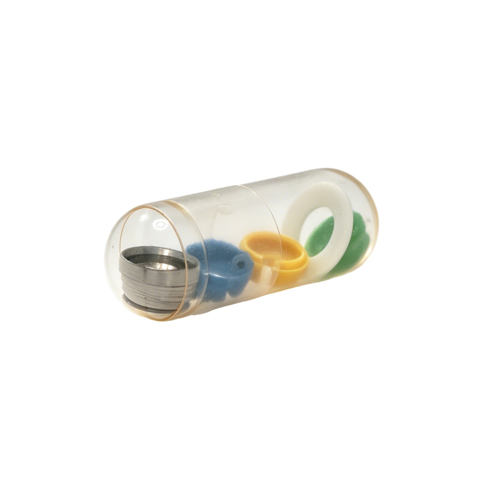 Implant Retention Inserts for Novaloc Overdenture Titanium Housing Kit PEEK Caps