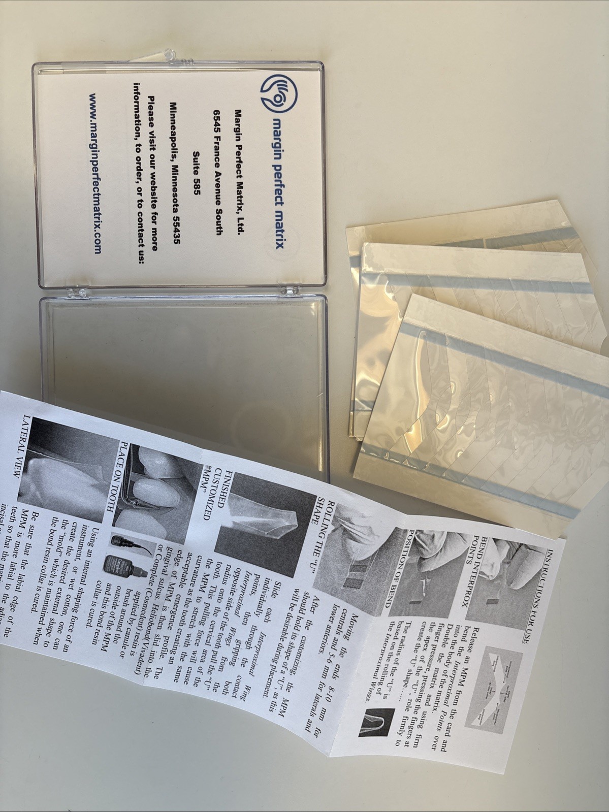 Margin Perfect Matrix ULTRA Dental Mylar Film Matrix System 80 Pcs