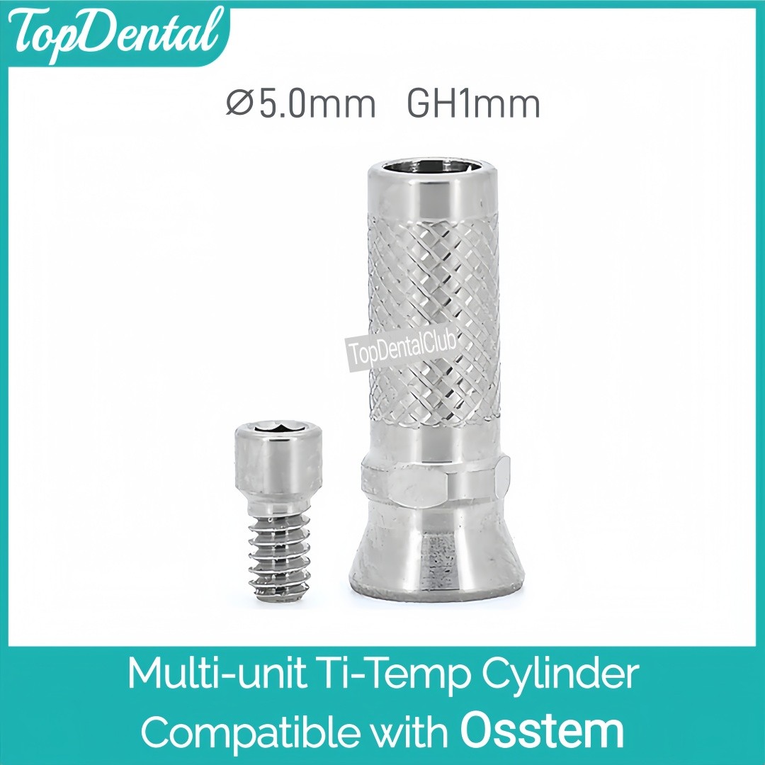 Dental Titanium Temporary Cylinder MU Sleeve Multi Unit Abutment Fit ITI/NOB/OSS