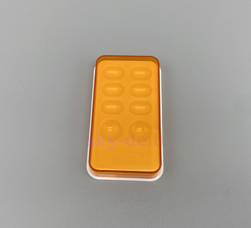 4/8 Holes Dental Veneer Storage Box Teeth Patch Shading Light Case Retainer Mola