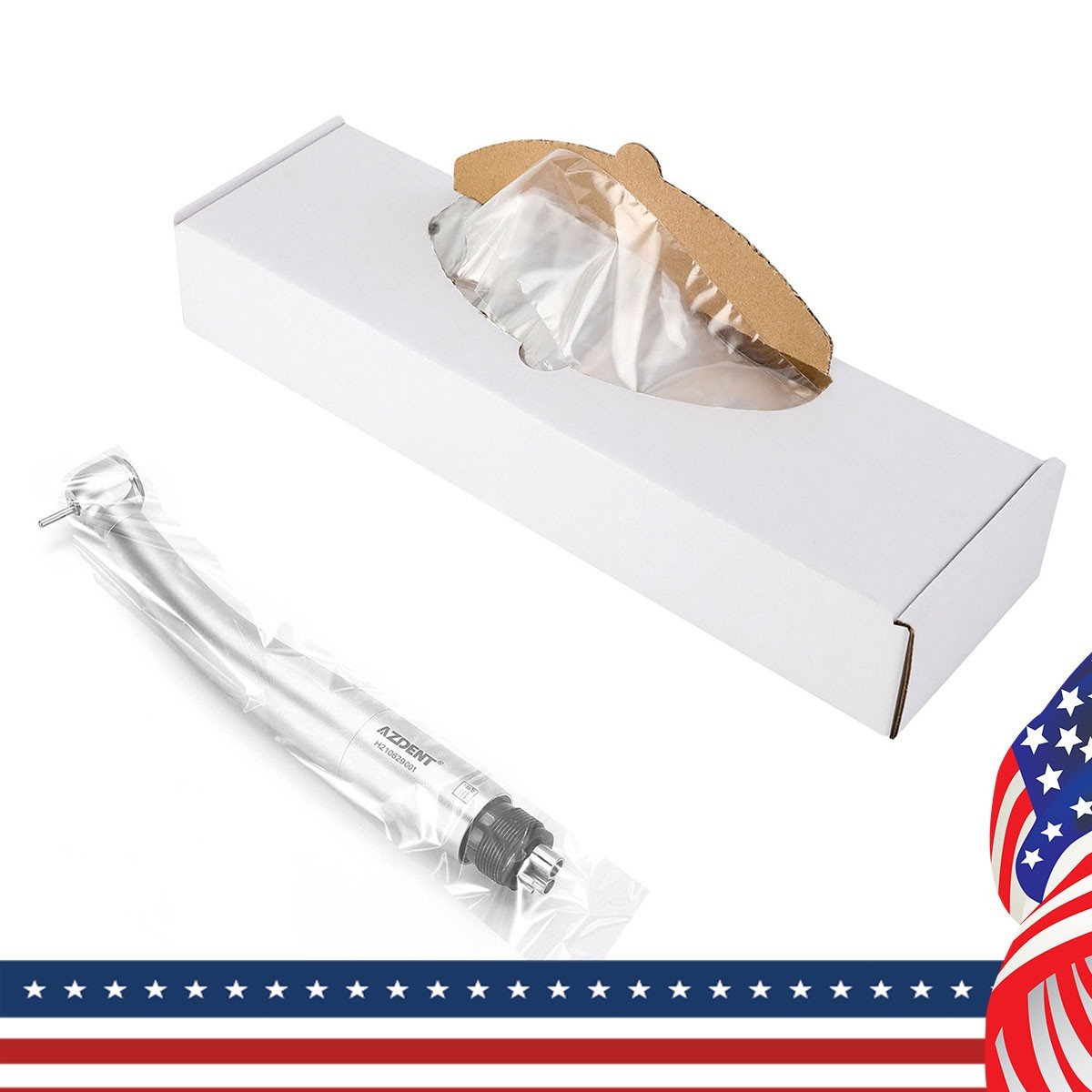 500Pcs Disposable Dental Low &High Speed Handpiece Sleeves Clear Plastic Cover