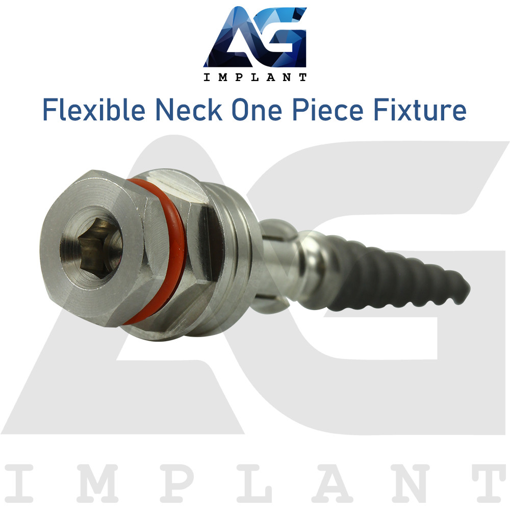 5 Flexible Neck One Piece Fixture System Titanium Prosthetic RBM surface