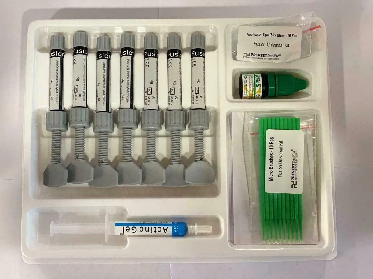 Prevest DenPro Fusion Universal Kit Dental Nano Resin Composite Master Kit