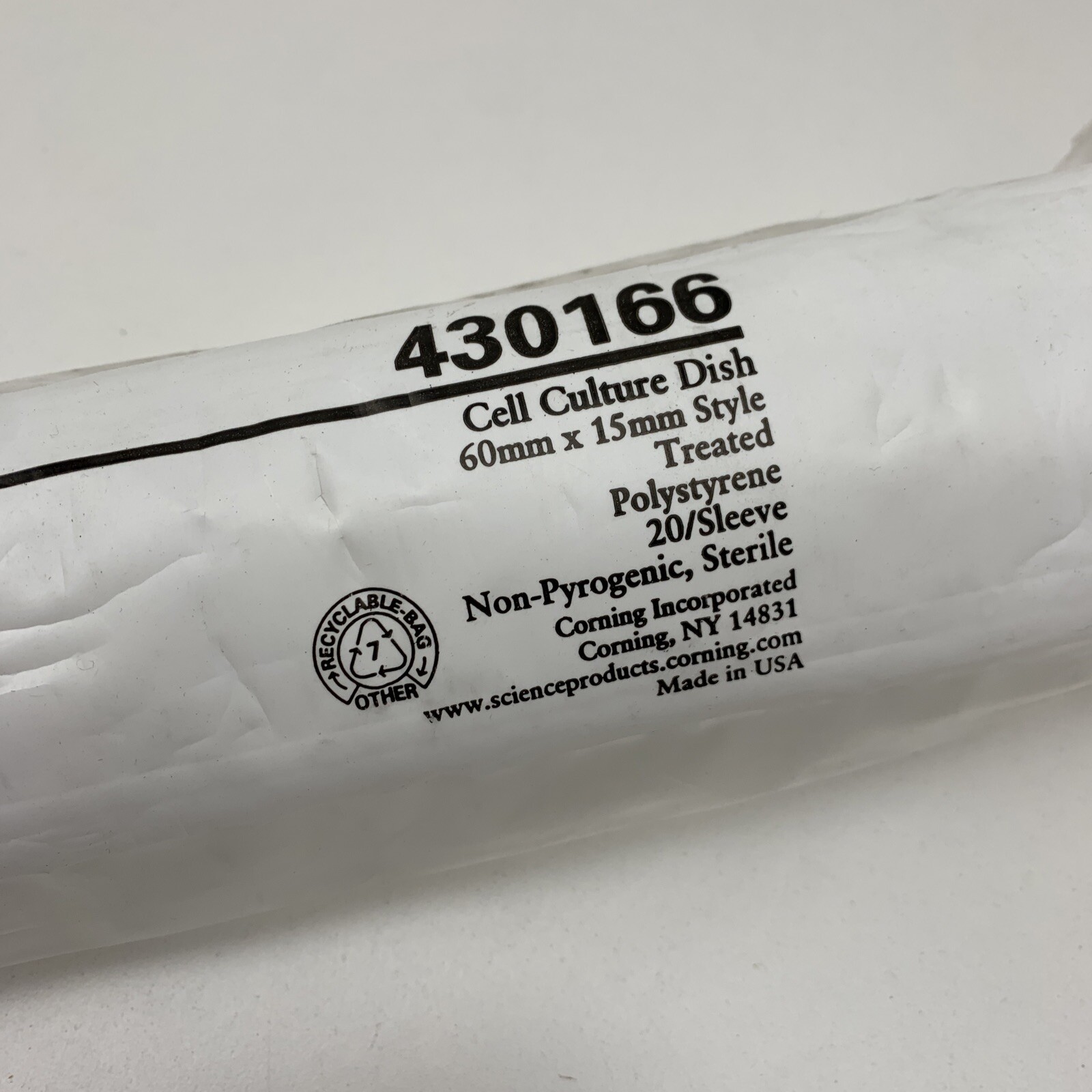 (40) Corning 430166 Treated Polystyrene Cell Culture Petri Dish 60mm x 15mm