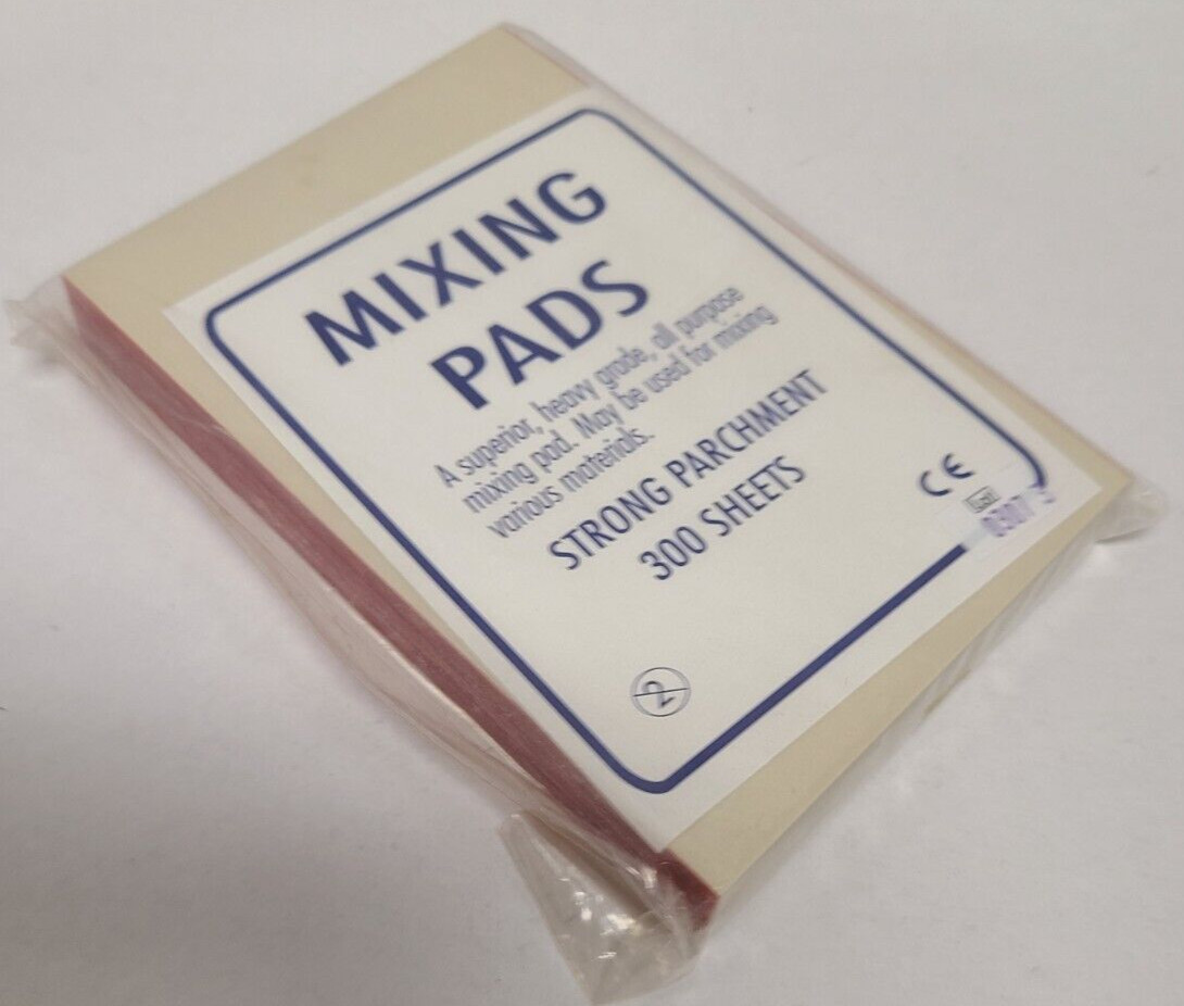 Generic Mixing Pads Strong Parchment 3/pack 300-Total Sheets Size 4X6