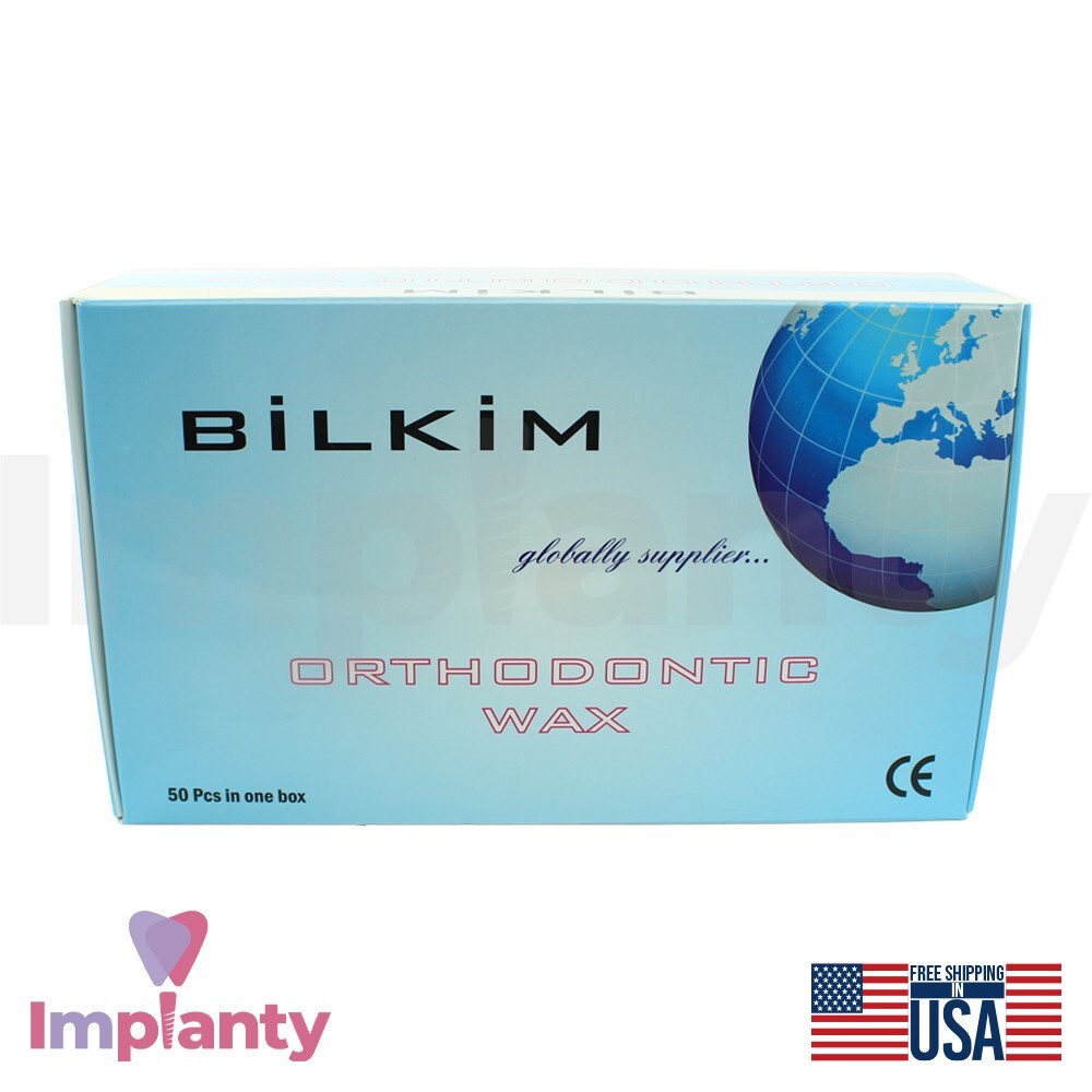 Bilkim Brackets Wax Package 50 Cases Random Color Orthodontic Dental Gum Braces