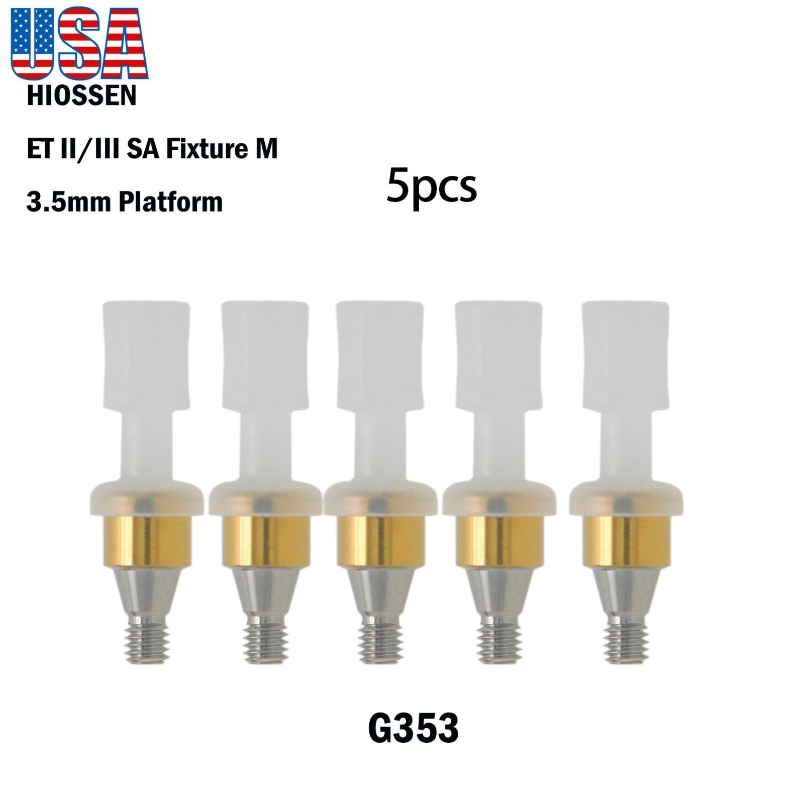 US Osstem HIOSSEN ET Mini Locator Overdenture Abutments Locator Male Cap Tools