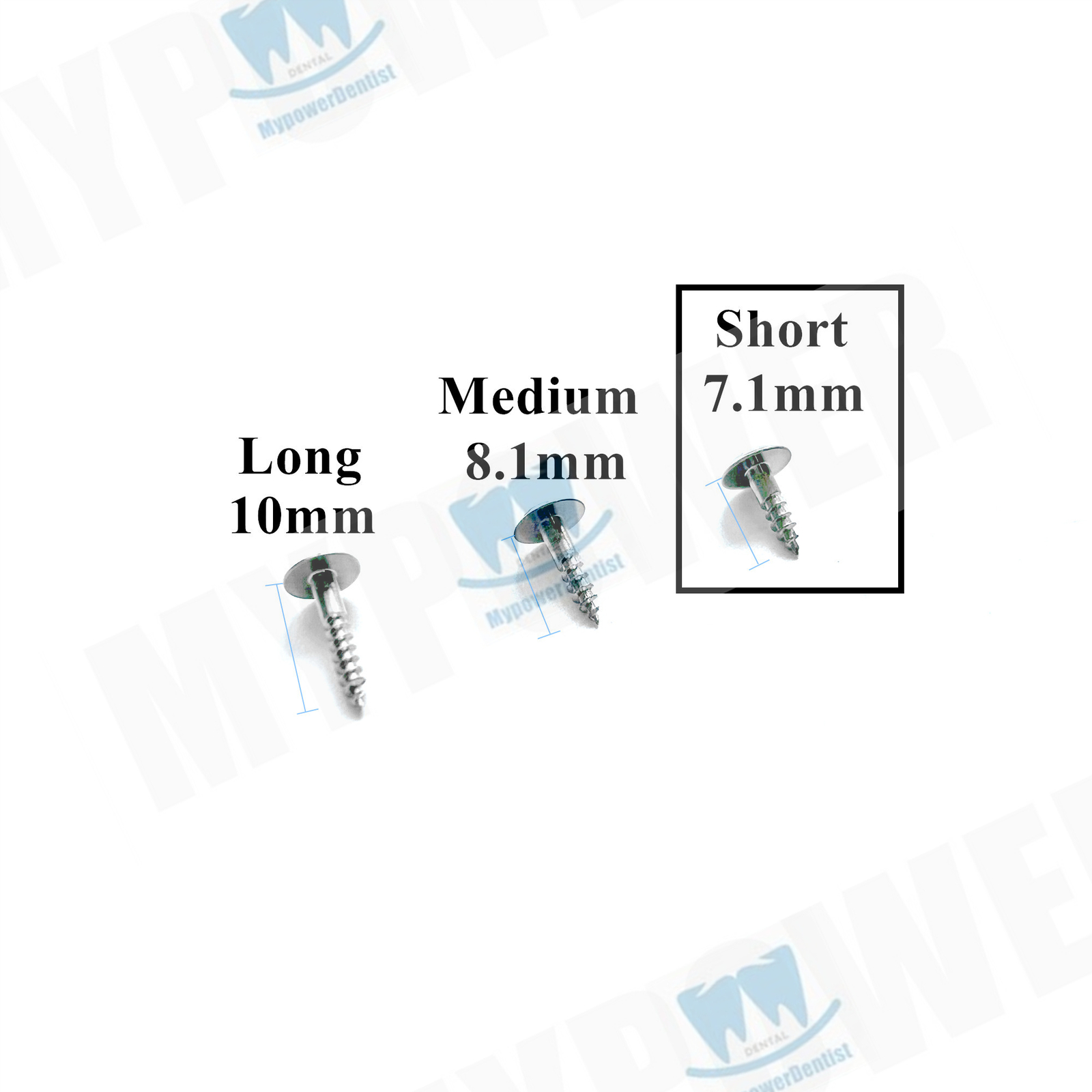 Dental GBR Pilot Drill Lance Drills/Bone Tenting Screws/Bone Replica Wood Blocks