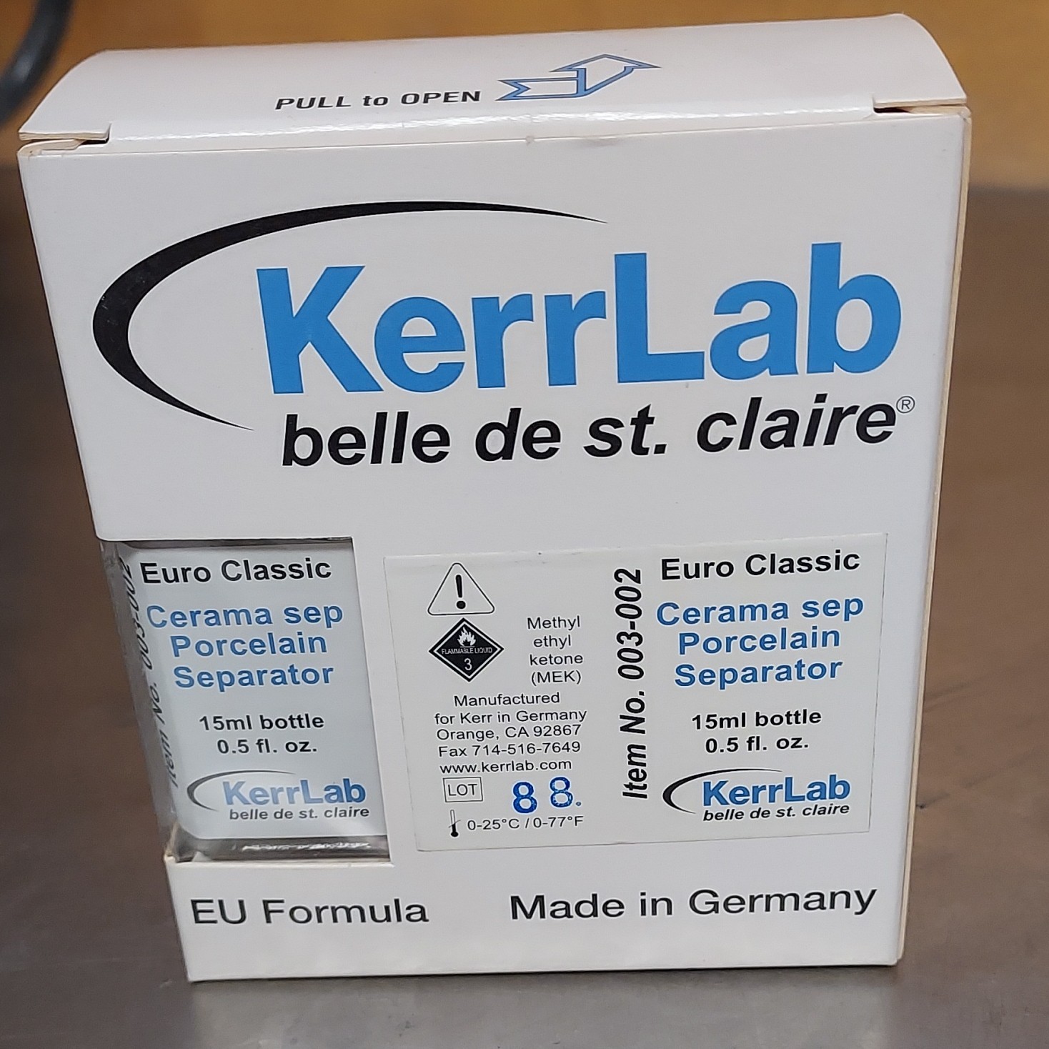 KerrLab Euro Classic Cerama sep Porcelain Separator 15ml Dental Laboratory