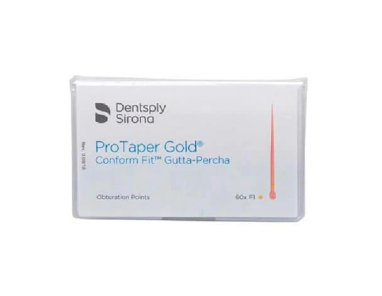Protaper Gold Conform Fit Gutta-Percha Points by Dentsply (All sizes) (60/pack)