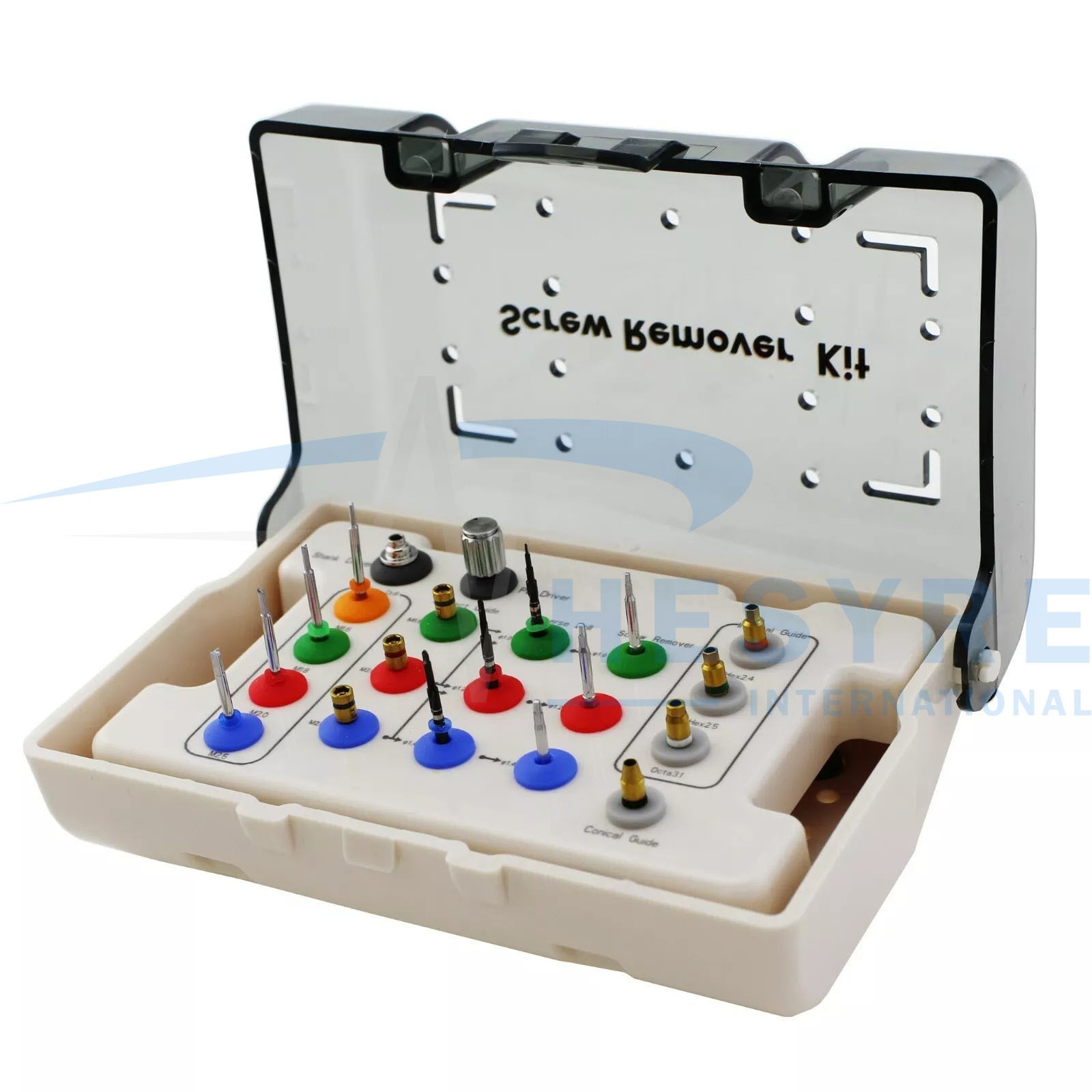 Universal Dental Broken Screw Removal Kit Reverse Drill Screwdrivers