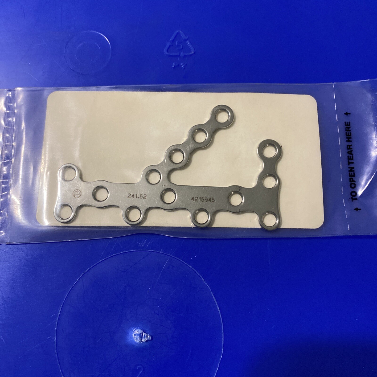 Snthes #241.62 Calcaneal Bone Fixation Plate 60mm Orthopaedic Surgical