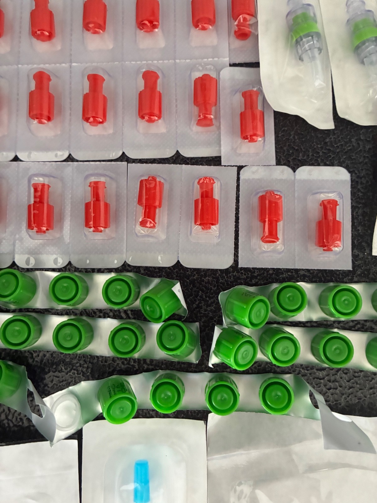 IMed Medical Supplies Lot Central Line Kit, Dressing Change Tray, Syringe Caps,