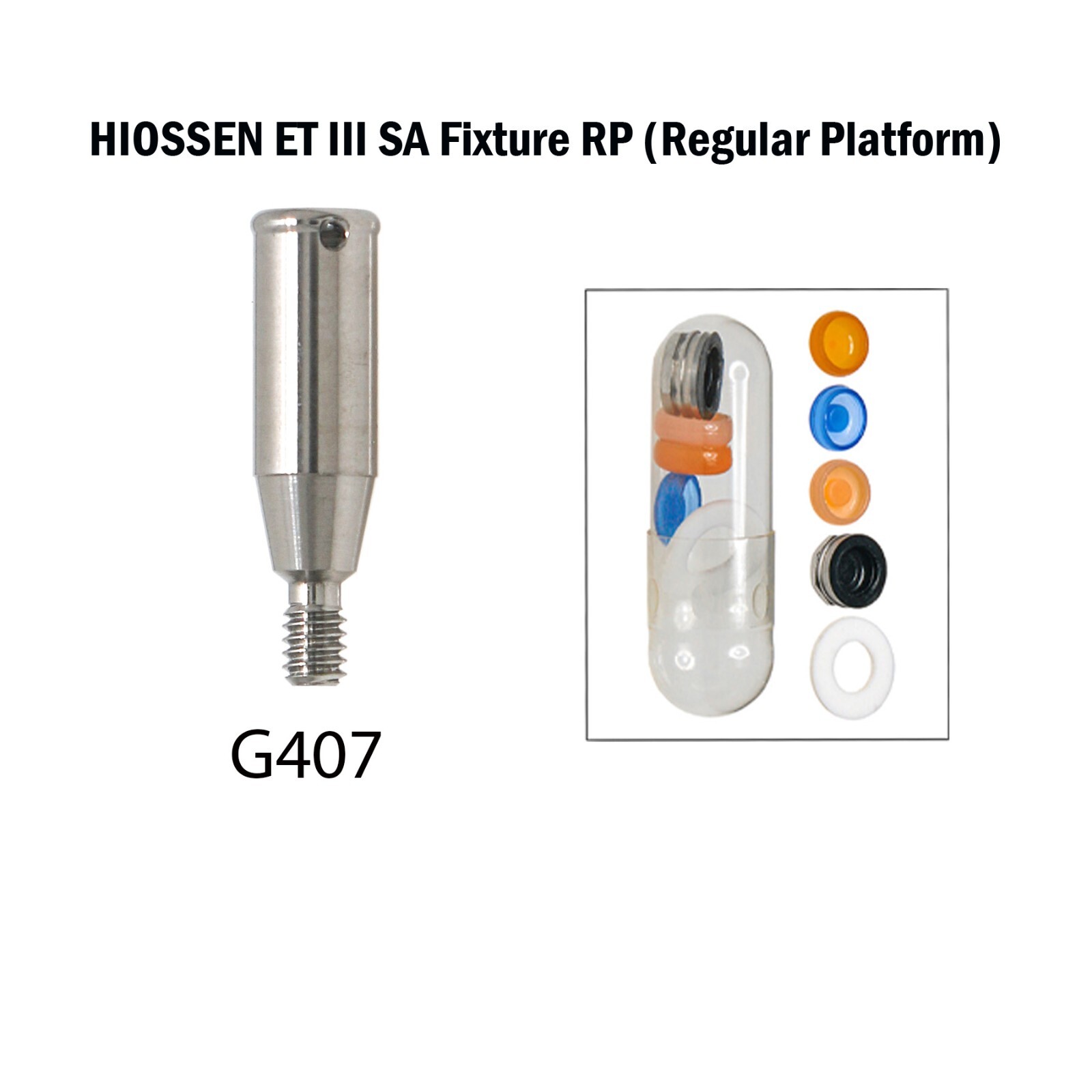 Dental for HIOSSEN ET II/III SA Abutment Attachments 1-7mm Lengths Fixture M/S