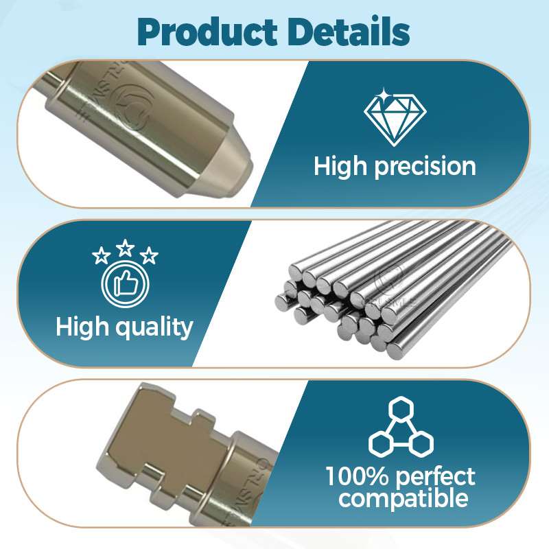 10 pcs Dental Ti lab analog MU analog compatible with Nobel Biocare DESS 4.8