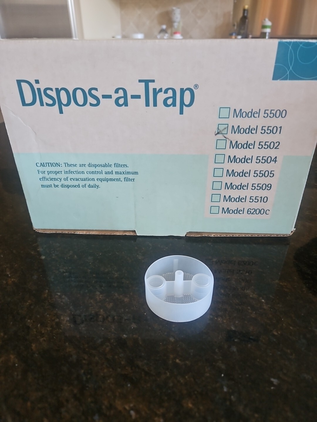 Dental Evacuation Traps #5501, Fits A-dec Models w/Plastic Canisters Lot of 95