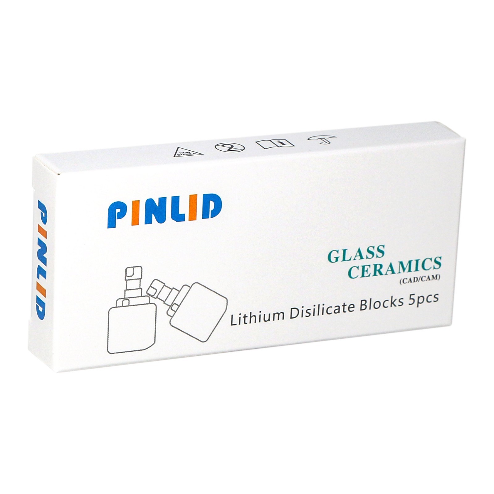 US LT C14 A2 Shade Lithium Disilicate Glass Ceramic Blocks for CEREC CAD/CAM