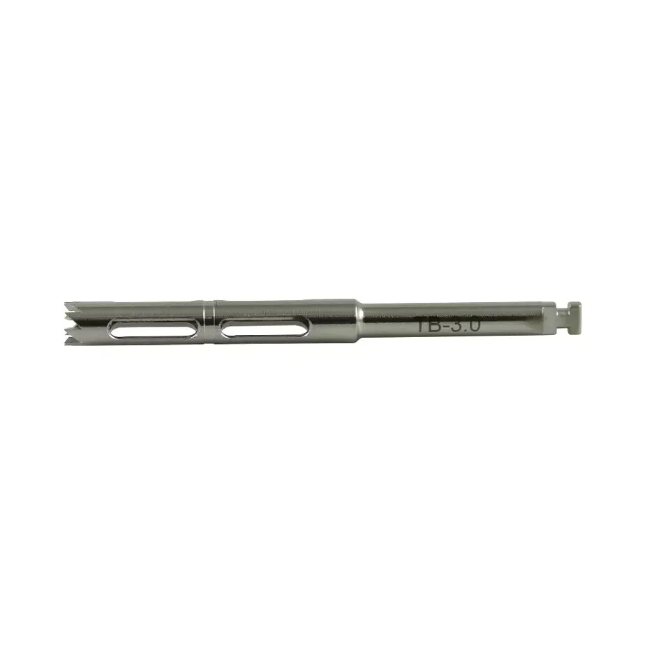 1x Dental Surg Trephine Bur Ø3.0 Fixture Stainless Steel Precise B0ne Cutting
