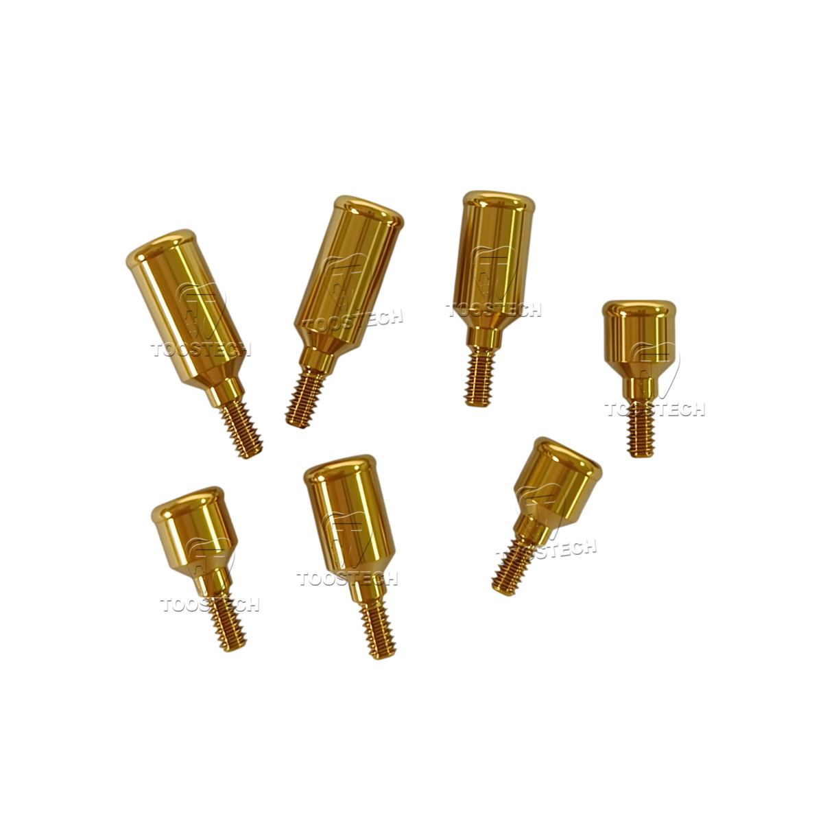 Dental Locator Abutment Male Cap kit fits to MIS Seven NP GH1-6mm